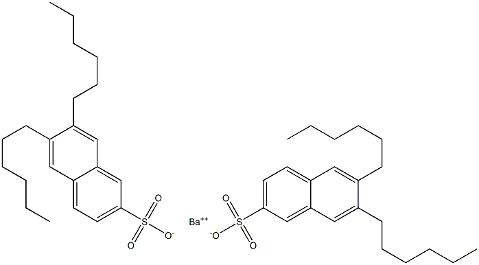 Bis(6,7-dihexyl-2-naphthalenesulfonic acid)barium salt 구조식 이미지