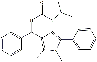 1-Isopropyl-5,6-dimethyl-4,7-diphenyl-6H-pyrrolo[3,4-d]pyrimidin-2(1H)-one Structure