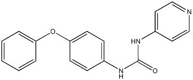 1-[(4-Phenoxyphenyl)]-3-(pyridin-4-yl)urea Structure