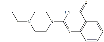 2-[4-Propyl-1-piperazinyl]quinazolin-4(3H)-one Structure