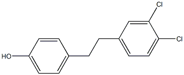 4-[2-(3,4-Dichlorophenyl)ethyl]phenol Structure