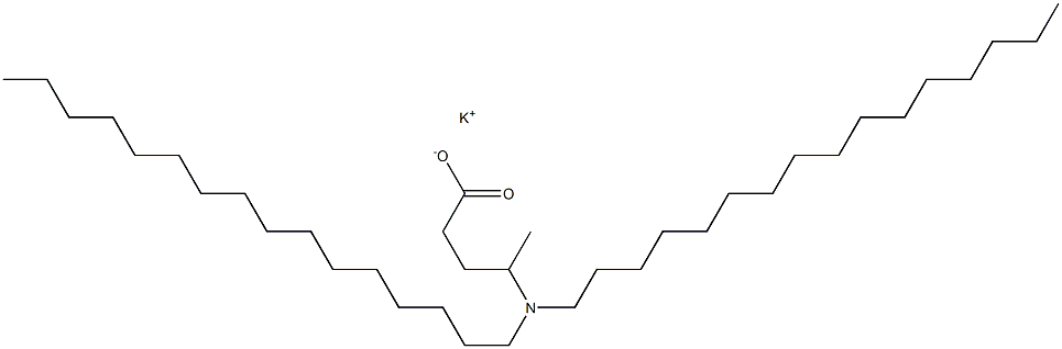 4-(Dihexadecylamino)valeric acid potassium salt 구조식 이미지