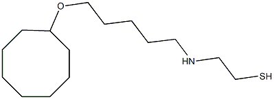 2-[[5-(Cyclooctyloxy)pentyl]amino]ethanethiol Structure