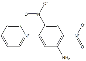 1-(2,4-Dinitro-5-aminophenyl)pyridinium 구조식 이미지
