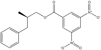 R(+)-2-Benzylpropyl 3,5-dinitrobenzoate 구조식 이미지