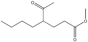 4-Butyl-5-oxocaproic acid methyl ester Structure