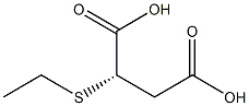 [S,(-)]-(Ethylthio)succinic acid Structure