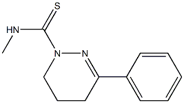 1,4,5,6-Tetrahydro-N-methyl-3-phenylpyridazine-1-carbothioamide 구조식 이미지