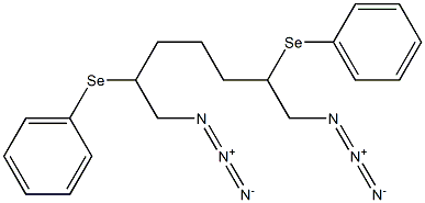 1,7-Diazido-2,6-bis(phenylseleno)heptane Structure