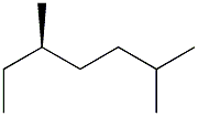[R,(-)]-2,5-Dimethylheptane Structure