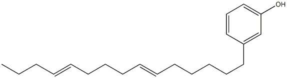 3-(6,11-Pentadecadienyl)phenol Structure