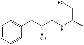 (2R)-3-Phenyl-N-[(1S)-2-hydroxy-1-methylethyl]-2-hydroxy-1-propanamine 구조식 이미지