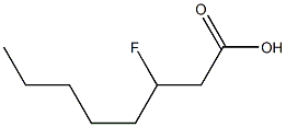 3-Fluorocaprylic acid 구조식 이미지