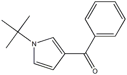 1-tert-Butyl-3-benzoyl-1H-pyrrole 구조식 이미지