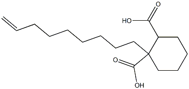 Cyclohexane-1,2-dicarboxylic acid hydrogen 1-(8-nonenyl) ester Structure