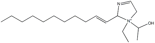 1-Ethyl-1-(1-hydroxyethyl)-2-(1-undecenyl)-3-imidazoline-1-ium 구조식 이미지