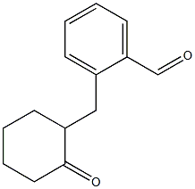 2-[(2-Oxocyclohexyl)methyl]benzaldehyde 구조식 이미지