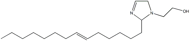 2-(6-Tetradecenyl)-3-imidazoline-1-ethanol Structure