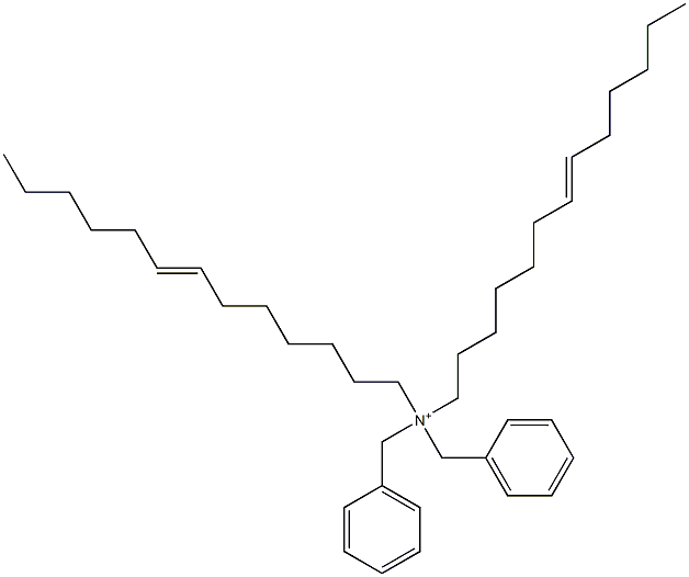 Di(7-tridecenyl)dibenzylaminium 구조식 이미지