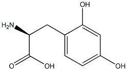 (S)-3-(2,4-Dihydroxyphenyl)-2-aminopropanoic acid Structure