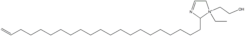 1-Ethyl-2-(20-henicosenyl)-1-(2-hydroxyethyl)-3-imidazoline-1-ium Structure