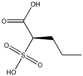 [R,(-)]-2-Sulfovaleric acid Structure