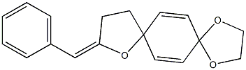 10-Benzylidene-1,4,9-trioxadispiro[4.2.4.2]tetradeca-6,13-diene Structure