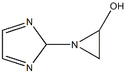 2-(2-Hydroxy-1-aziridinyl)-2H-imidazole 구조식 이미지