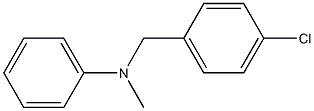 N-Methyl-N-phenyl-4-chlorobenzenemethanamine 구조식 이미지