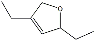 2,4-Diethyl-2,5-dihydrofuran Structure