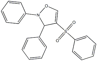 2,3-Diphenyl-4-(phenylsulfonyl)-4-isoxazoline Structure
