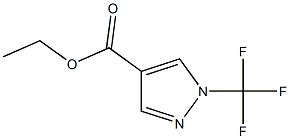 1-Trifluoromethyl-1H-pyrazole-4-carboxylic acid ethyl ester Structure