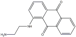 1-(2-Aminoethylamino)-9,10-dihydroanthracene-9,10-dione Structure