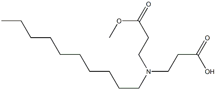 3,3'-Decyliminobis(propionic acid methyl) ester Structure