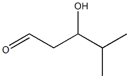 3-Hydroxy-4-methylpentanal 구조식 이미지