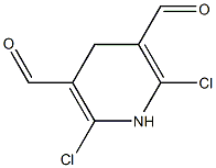 2,6-Dichloro-1,4-dihydropyridine-3,5-dicarbaldehyde Structure