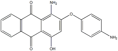 1-Amino-2-(p-aminophenoxy)-4-hydroxyanthraquinone 구조식 이미지