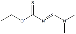 N-(Dimethylaminomethylene)thiocarbamic acid O-ethyl ester Structure