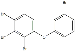 2,3,4-Tribromophenyl 3-bromophenyl ether Structure