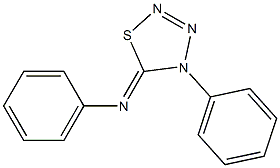 4-Phenyl-5-phenylimino-4,5-dihydro-1,2,3,4-thiatriazole Structure