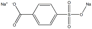 4-(Sodiosulfo)benzenecarboxylic acid sodium salt 구조식 이미지
