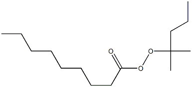 Nonaneperoxoic acid 1,1-dimethylbutyl ester 구조식 이미지