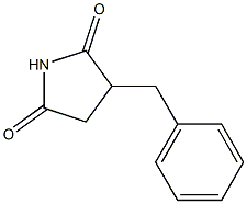 3-(Benzyl)pyrrolidine-2,5-dione Structure