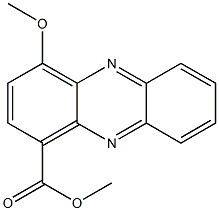 4-Methoxy-1-phenazinecarboxylic acid methyl ester Structure