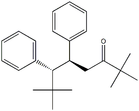 (5S,6R)-2,2,7,7-Tetramethyl-5,6-diphenyloctan-3-one 구조식 이미지