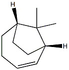 (1S,6S)-9,9-Dimethylbicyclo[4.2.1]non-2-ene 구조식 이미지