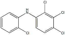 2,3,4-Trichlorophenyl 2-chlorophenylamine Structure