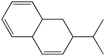 1,2,4a,8a-Tetrahydro-2-isopropylnaphthalene 구조식 이미지