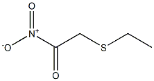 [[(Nitrocarbonyl)methyl]thio]ethane 구조식 이미지