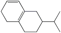 1,2,3,4,5,6-Hexahydro-2-isopropylnaphthalene Structure